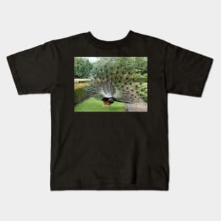 Breakup dance of peacock Kids T-Shirt